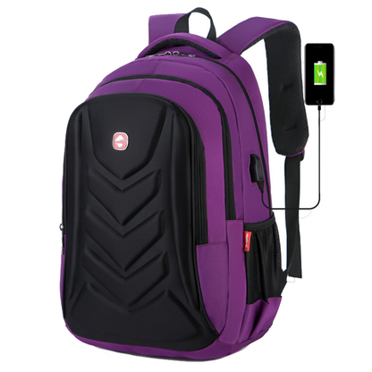 Laptop-Rucksack mit USB-Ladeanschluss und Diebstahlschutz